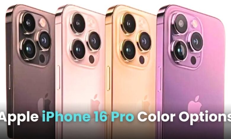iPhone 16 Pro Colors